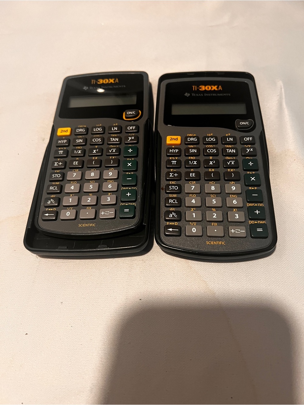 TI-30XA Scientific Calculator - Black (Pair)